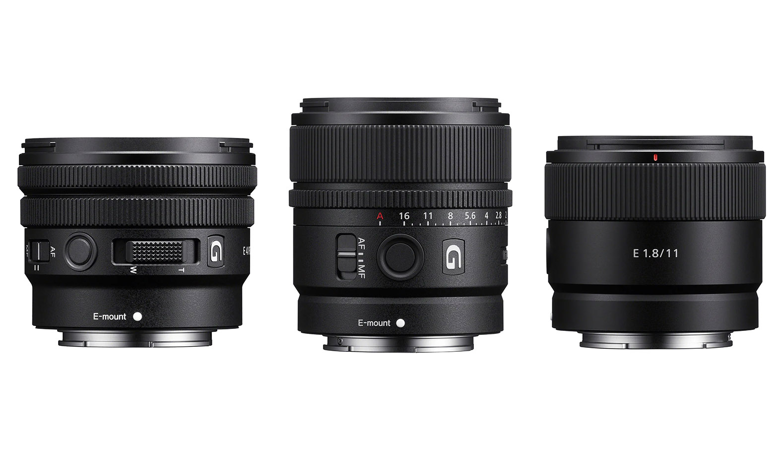 Sony announces three new APSC wide angle lenses