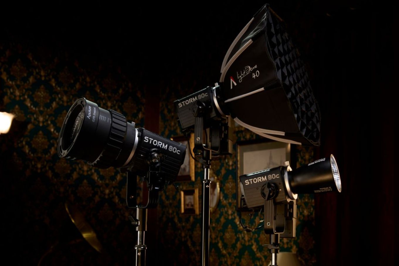 The Aputure Storm 80c 3-Light Kit has you covered